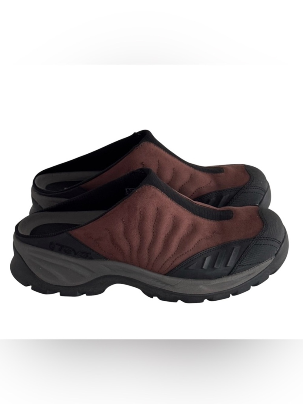 Teva Slip On Shoes Mens 11 Brown Suede Comfort Walking Outdoor Causal